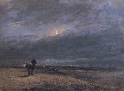 David Cox The Night Train oil painting reproduction